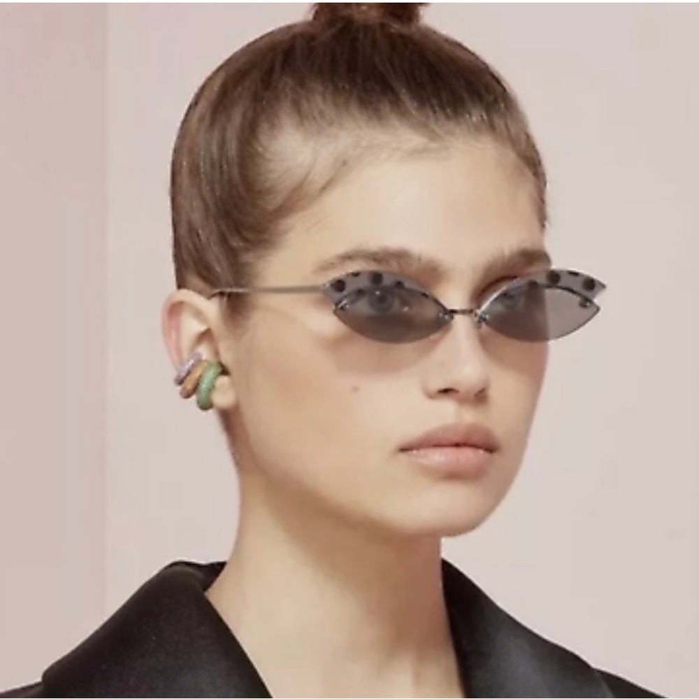 NWT FENDI 58mm Cat Eye Sunglasses
